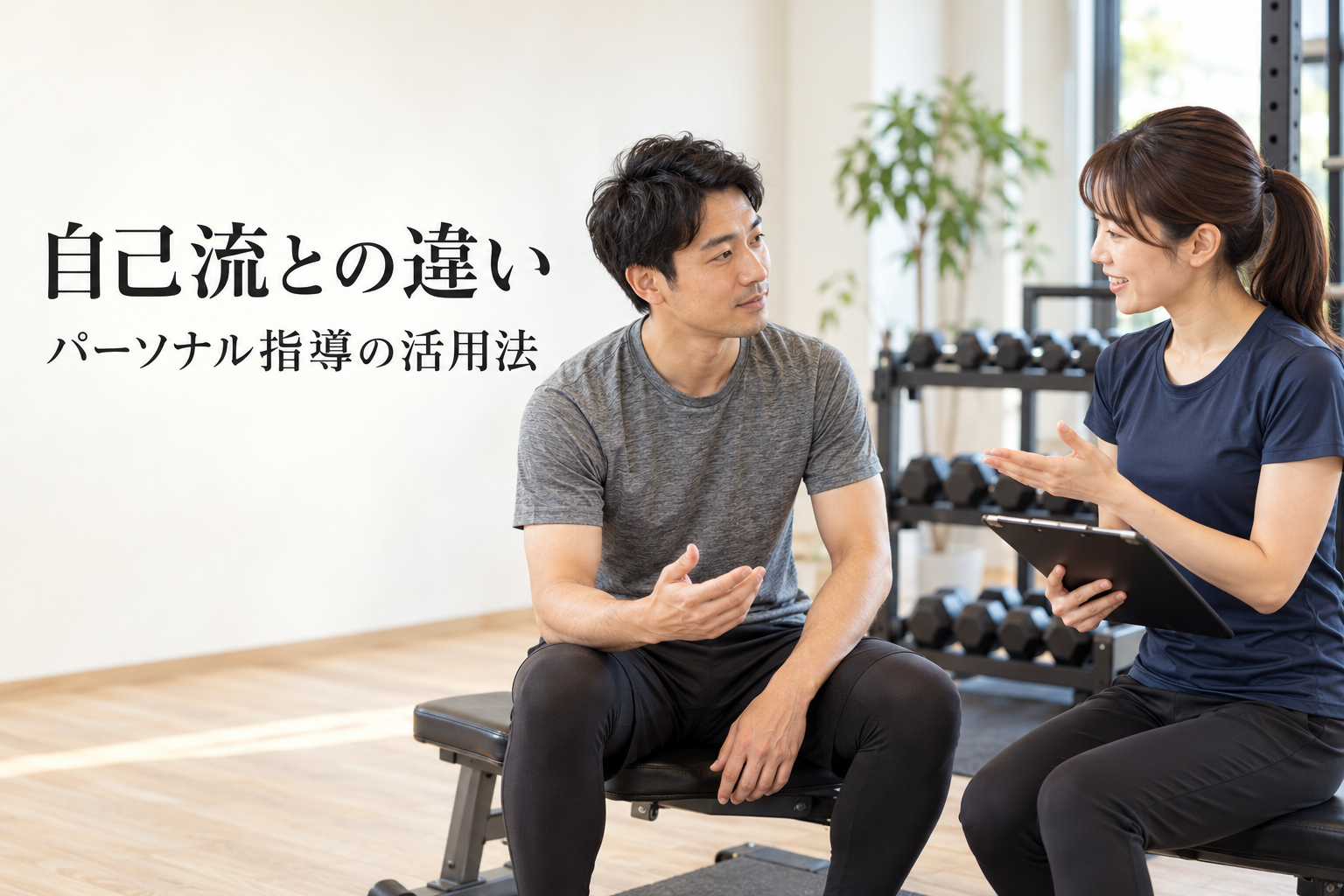 パーソナルトレーニングの意味は?自己流との違いと指導の活用法