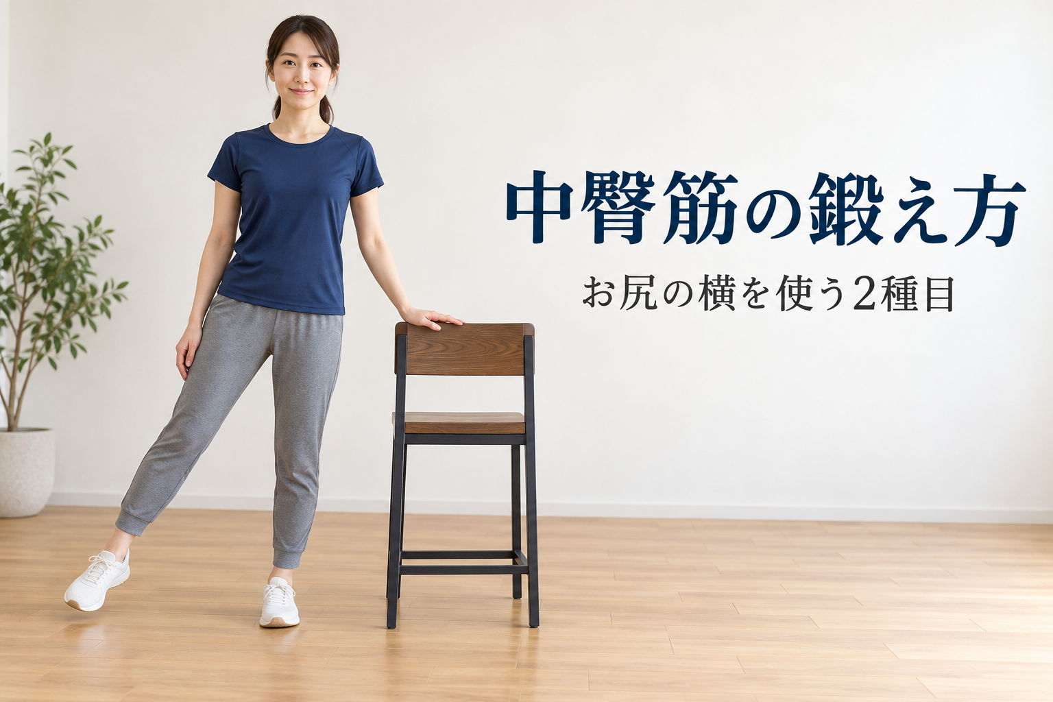 中臀筋の鍛え方は？お尻の横を使う2種目とフォームの注意点