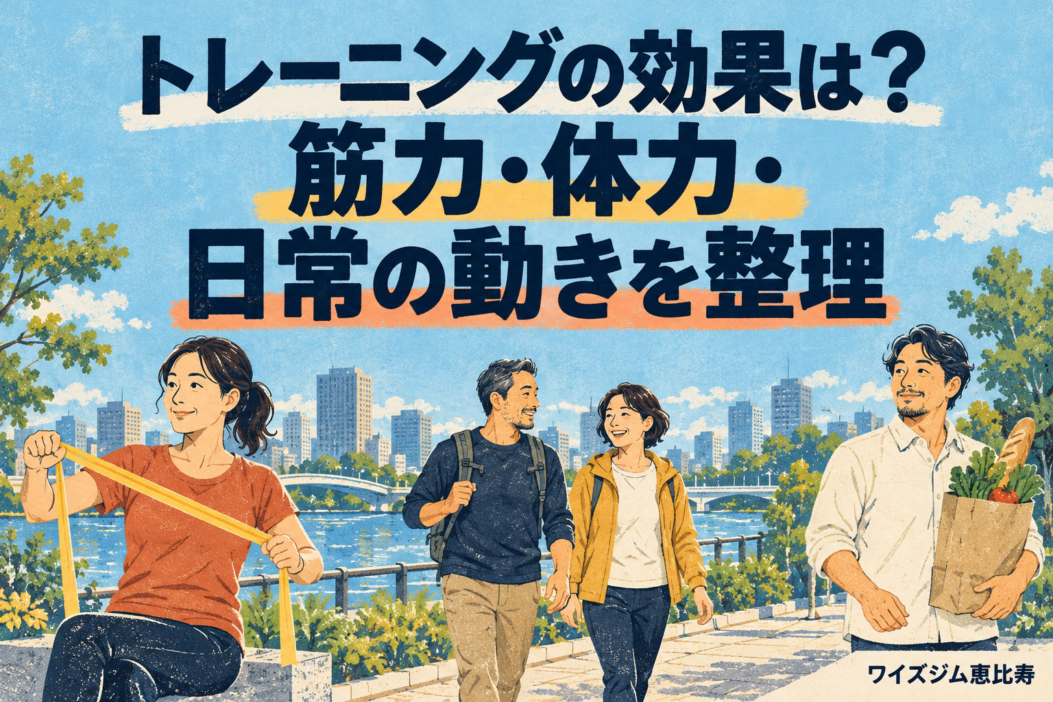 トレーニングの効果は?筋力・体力・日常の動きを整理