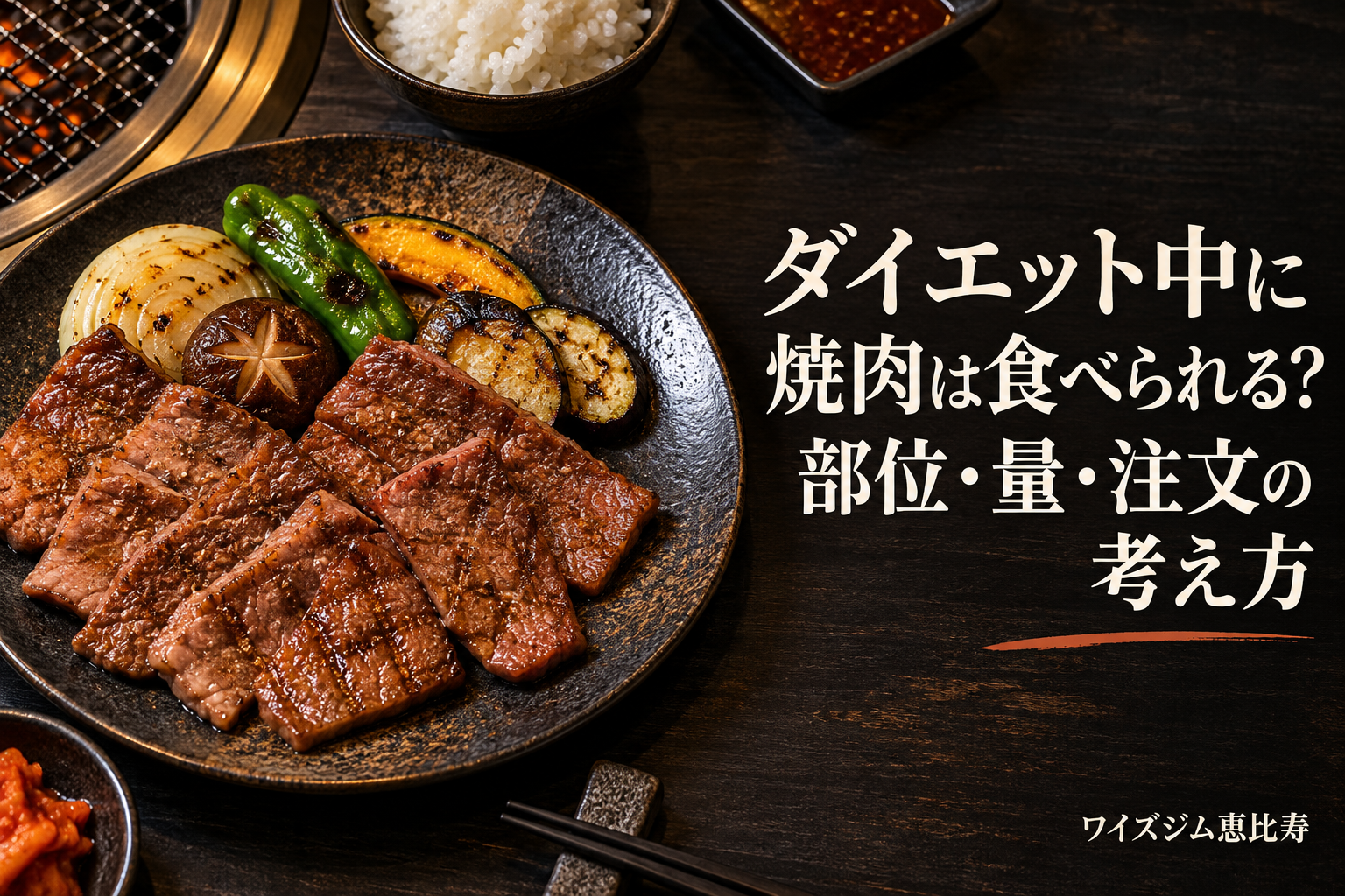 ダイエット中に焼肉は食べられる?部位・量・注文の考え方