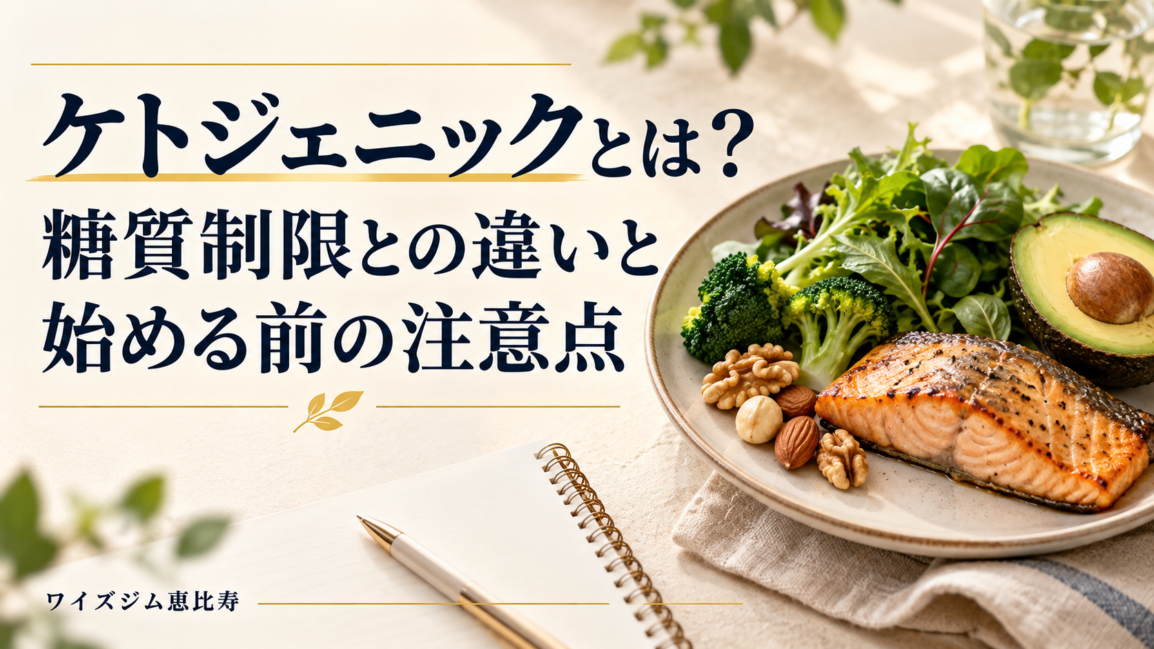 ケトジェニックダイエットとは？糖質制限との違いと始める前の注意点