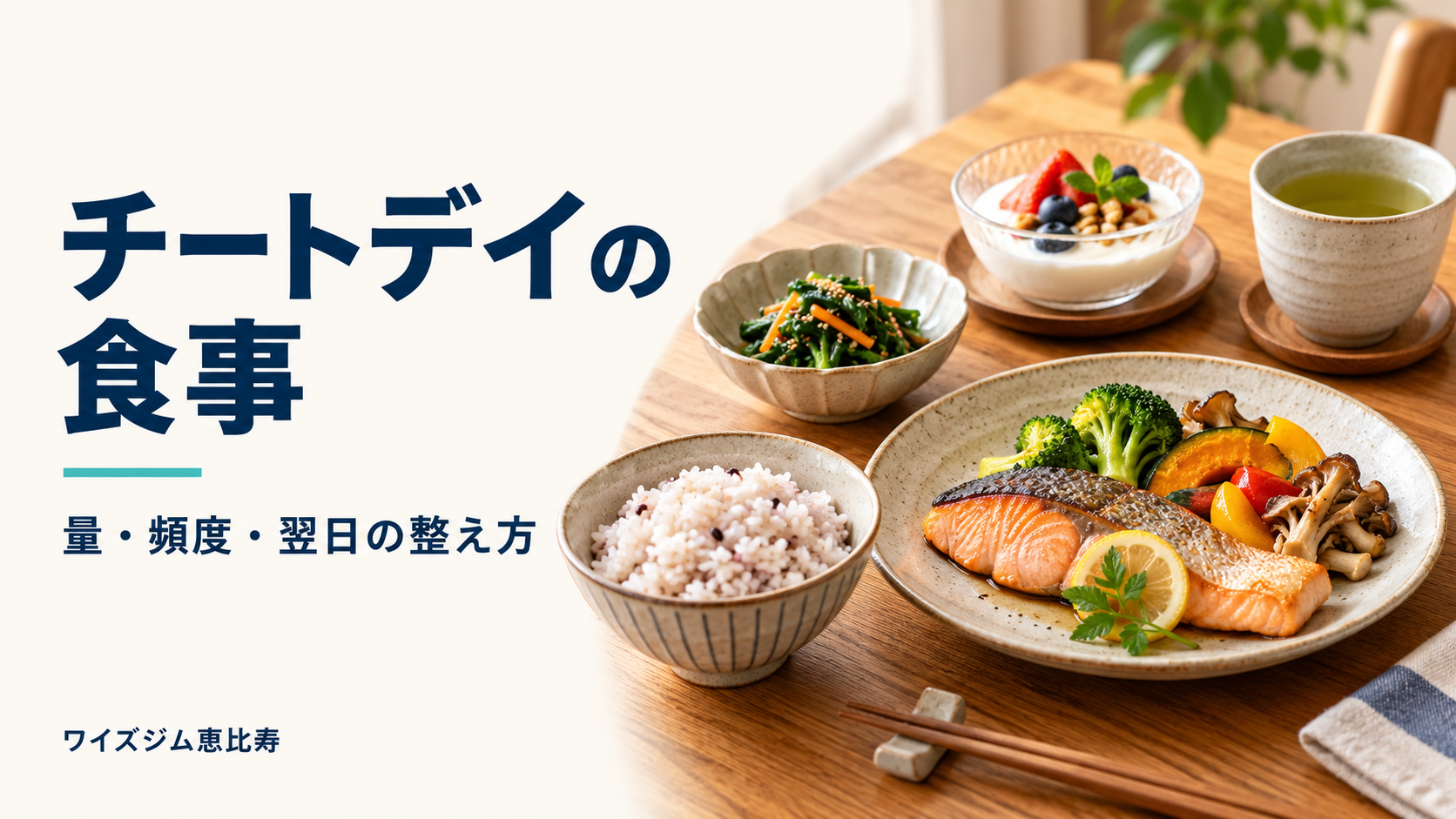 チートデイは何を食べる?量・頻度・翌日の整え方