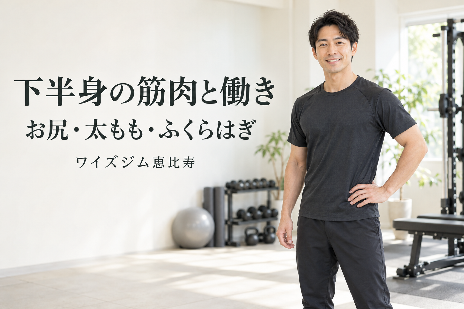 下半身の筋肉と働きは?お尻・太もも・ふくらはぎを解説