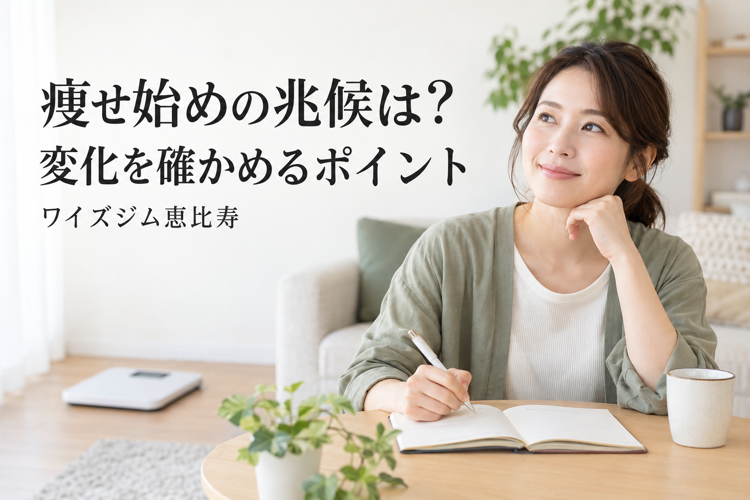 痩せ始めの兆候は？体重・見た目の変化を確かめるポイント