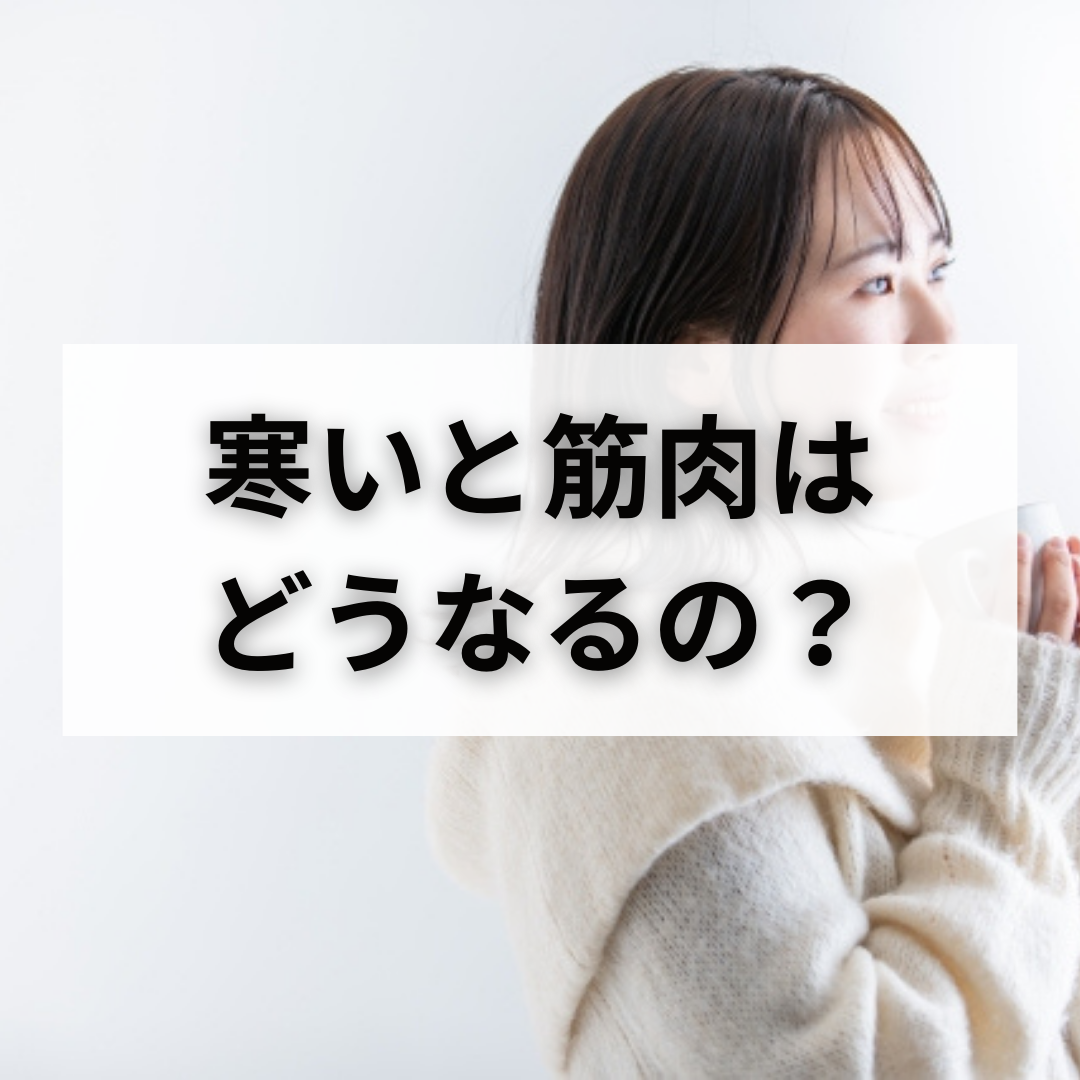 寒いと筋肉はどうなるの？ | パーソナルジム｜ワイズジム恵比寿