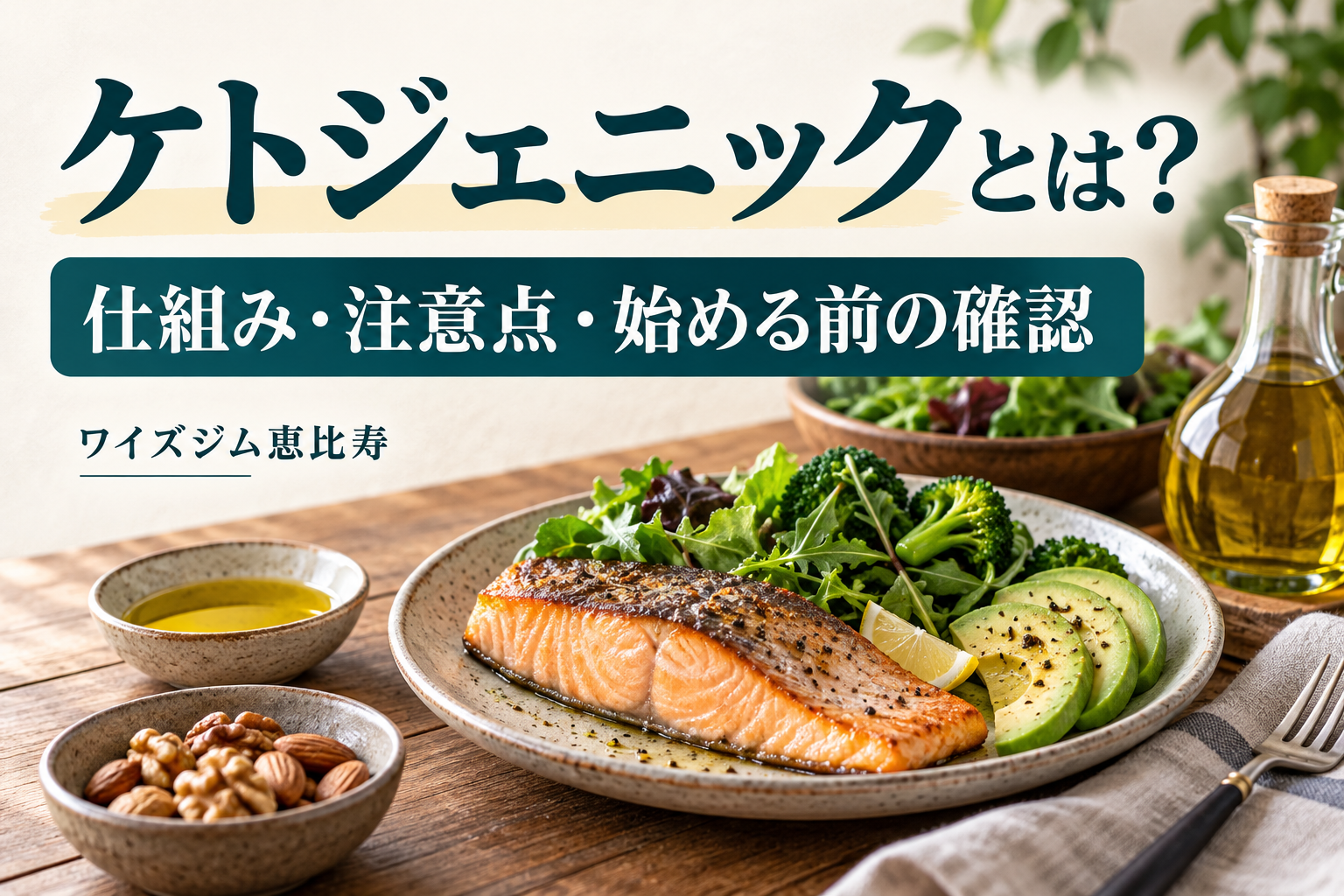 ケトジェニックとは?仕組み・注意点と始める前に確認したいこと