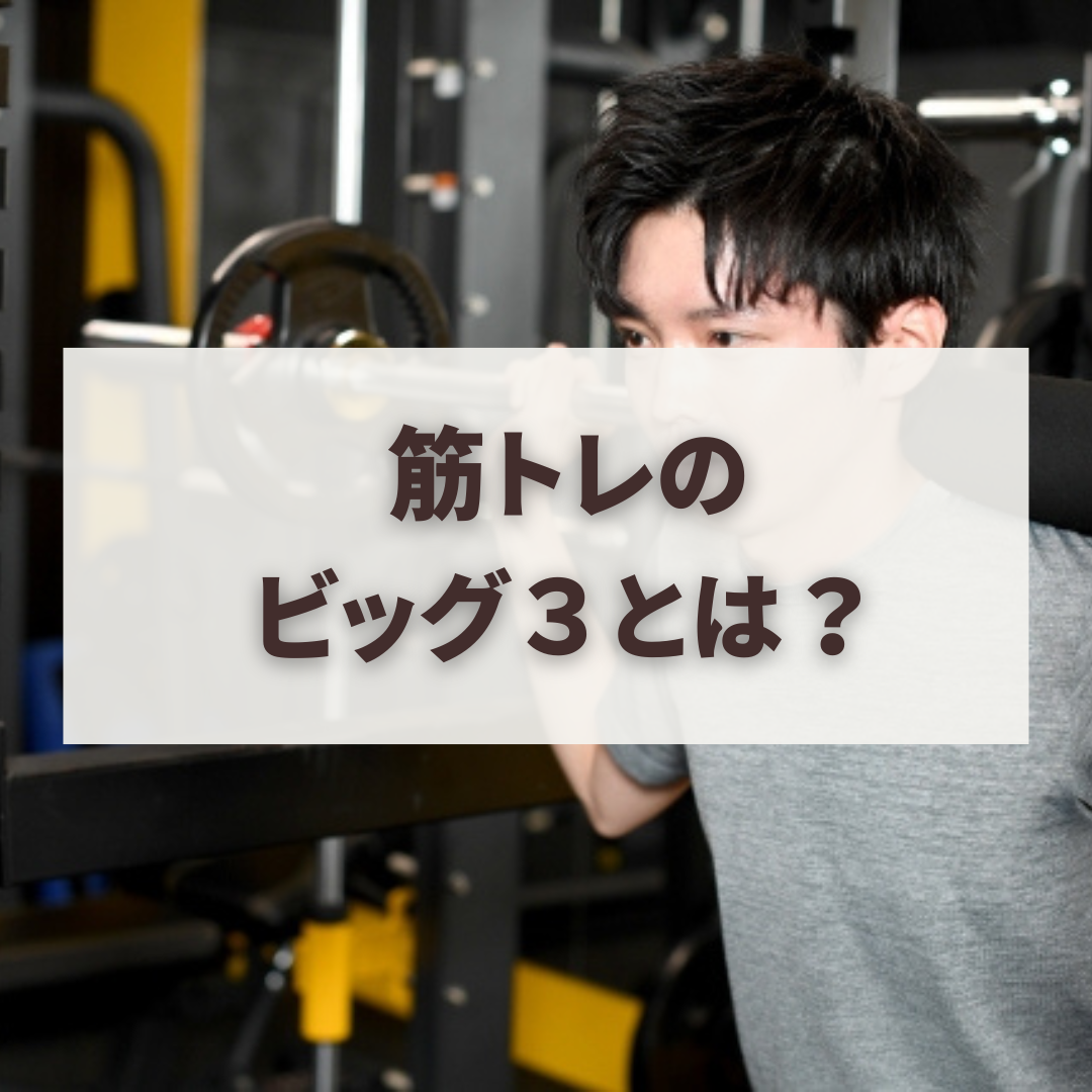 筋トレのビッグ３とは？