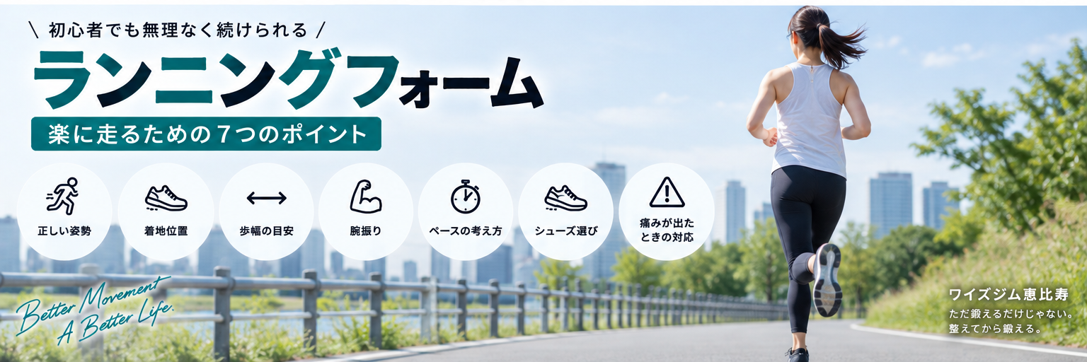 初心者のランニングフォーム｜楽に走るための7つのポイント