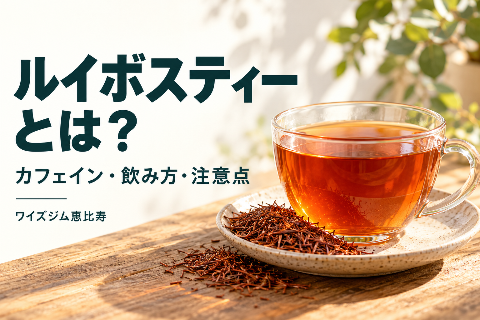 ルイボスティーとは?飲み方とカフェインを知る5つの基本