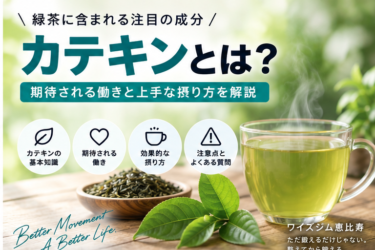 カテキンとは？緑茶に含まれる成分・期待される働きと摂り方
