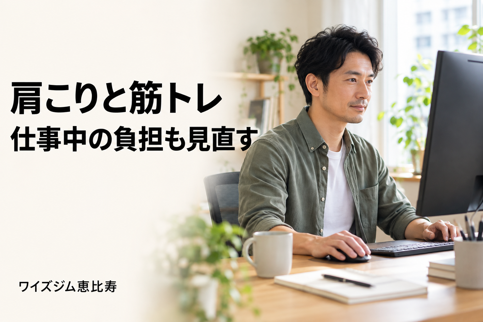 肩こりと筋トレの関係は?デスクワークの負担と運動の考え方