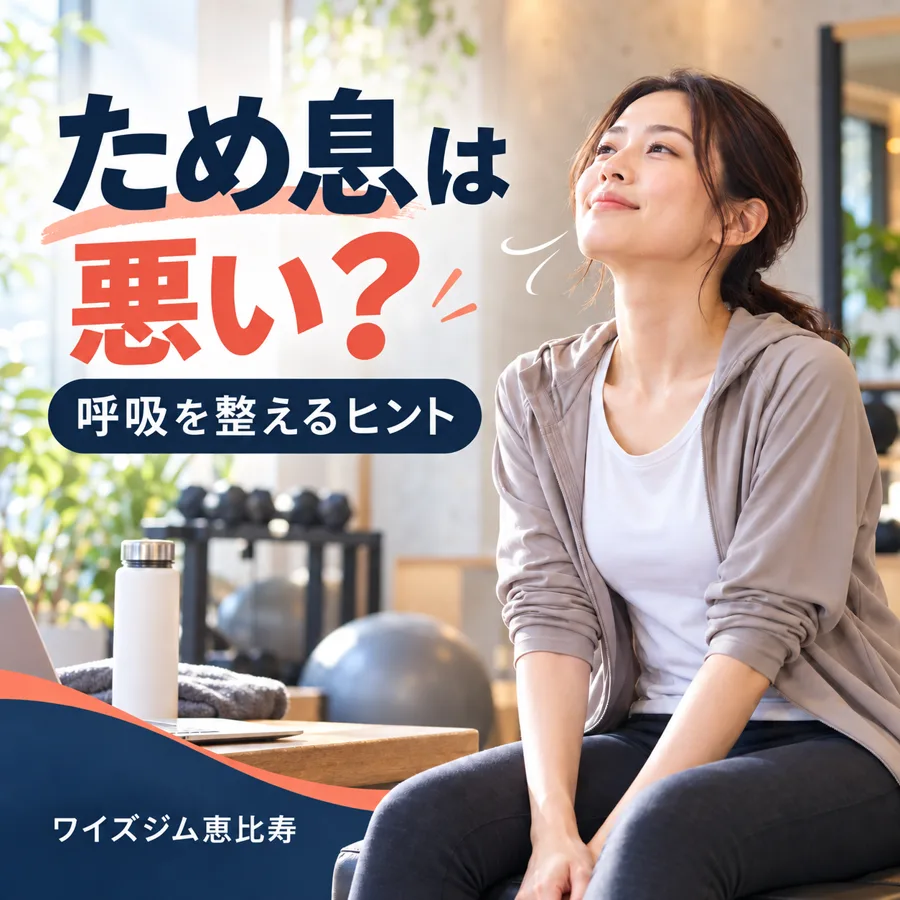 ため息は体に悪い?理由と呼吸を整える方法