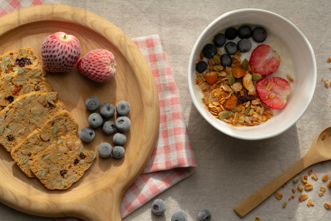 果物や穀物など炭水化物を含む食品のイメージ