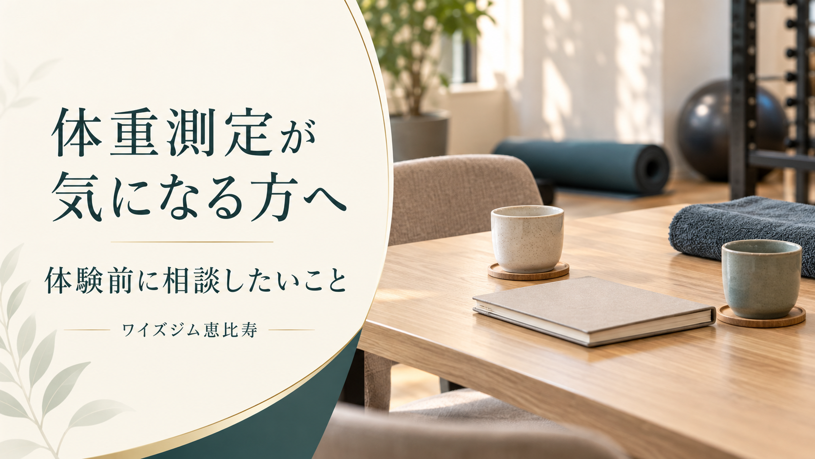 パーソナルジムで体重を測りたくないときは?体験前の相談ポイント
